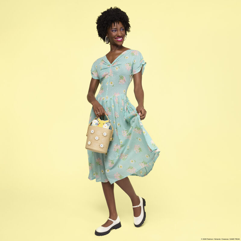 Pok&eacute;mon Floral Pikachu Crossbody Bag LFlifestyle1 view 2